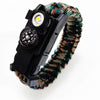 Waterproof Survival Paracord Bracelet with LED Light – 550 Cord, 4mm, Multifunction Outdoor Tool