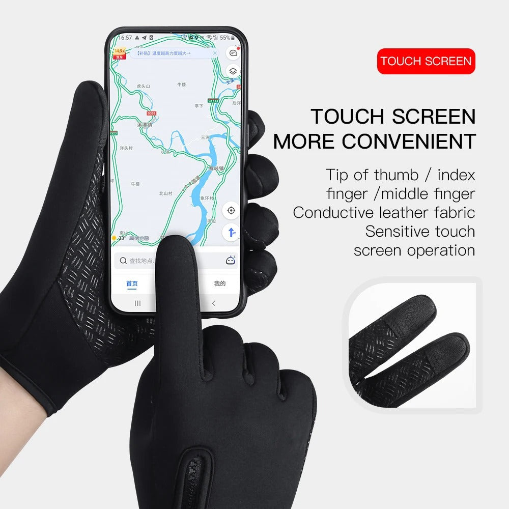 ArcticTouch Waterproof Winter Gloves – Touchscreen Warmth