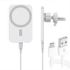 Wireless Magnetic Car Charger – 30W Fast Charging Phone Holder for iPhone 14/13/12 Pro Max, Induction Adapter


