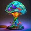 Charming Table Lamp with Stained Glass
