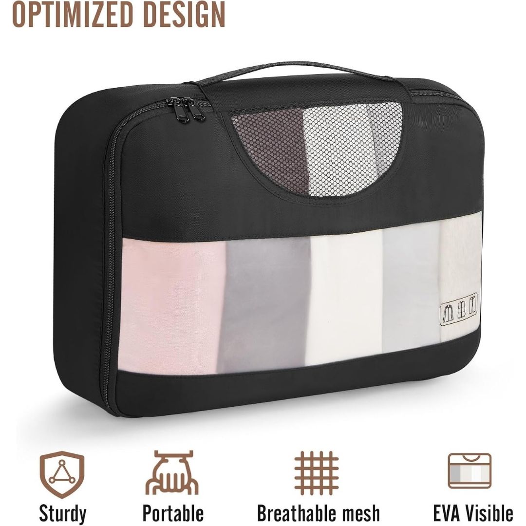 8 Set Packing Cubes for Travel – Durable, Space-Saving Organizers