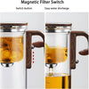 Glass Teapot with Wooden Handle – Elegant, Heat-Resistant Teapo
