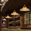 Glass Hanging Lamp Elegant Pendant Light [2 pack]