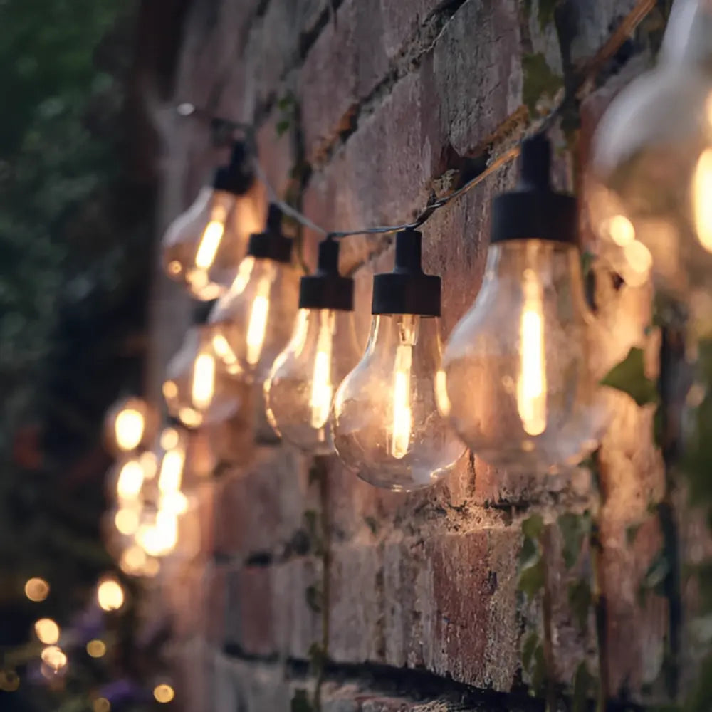 Solar Powered Fairy Lights Outdoor LED String Lights for Garden, Patio, and Decor