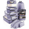 8 Set Packing Cubes for Travel – Durable, Space-Saving Organizers