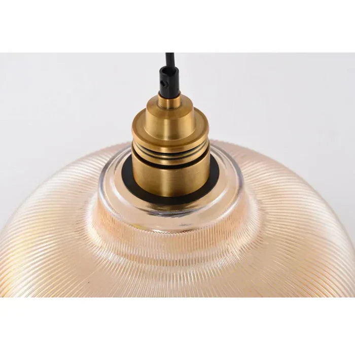 Glass Hanging Lamp Elegant Pendant Light [2 pack]