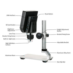 600X Microscope – High Magnification, Portable Lab-Grade Microscope
