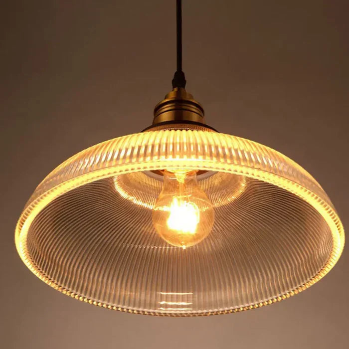 Glass Hanging Lamp Elegant Pendant Light [2 pack]