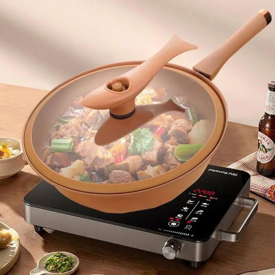 Iron Wok Cooking Pro – Professional Non-Stick Cast Iron Wok for Stir-Fry, Sauté, and Deep Frying