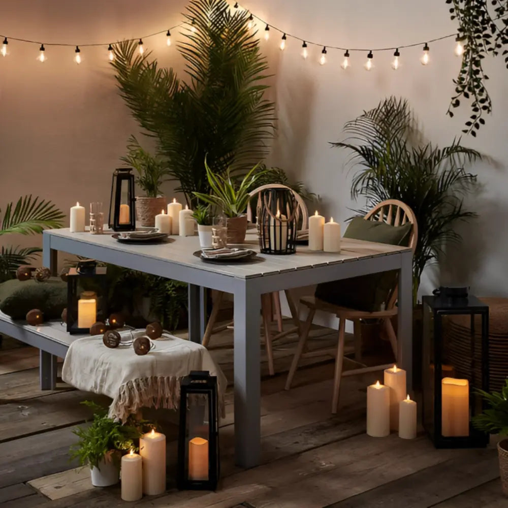 Solar Powered Fairy Lights Outdoor LED String Lights for Garden, Patio, and Decor