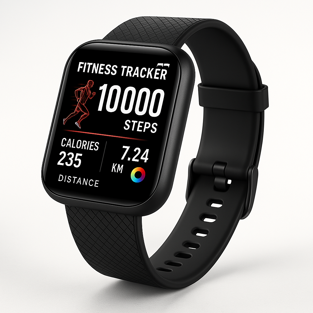 PulsFit Smart Fitness Watch – Bluetooth, Health Tracking & Unisex Design