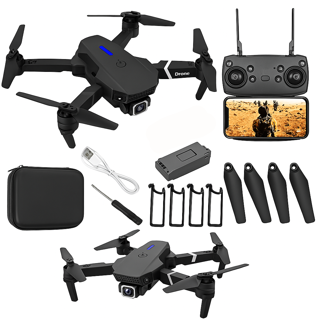 RC Drone with 4K Camera, Foldable Design, WiFi FPV, and Altitude Hold Perfect Gift for Aerial Enthusiasts Photography