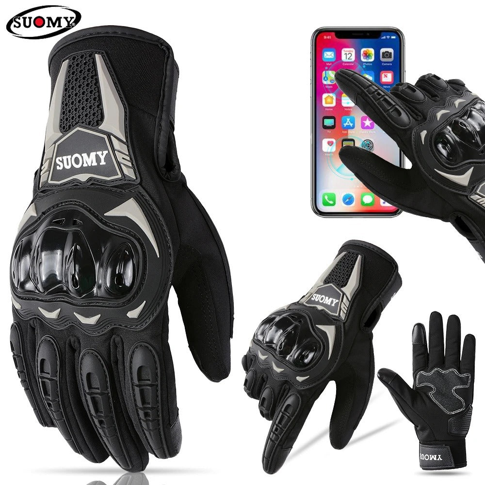 Winter Waterproof Motorcycle Gloves Touchscreen Cycling