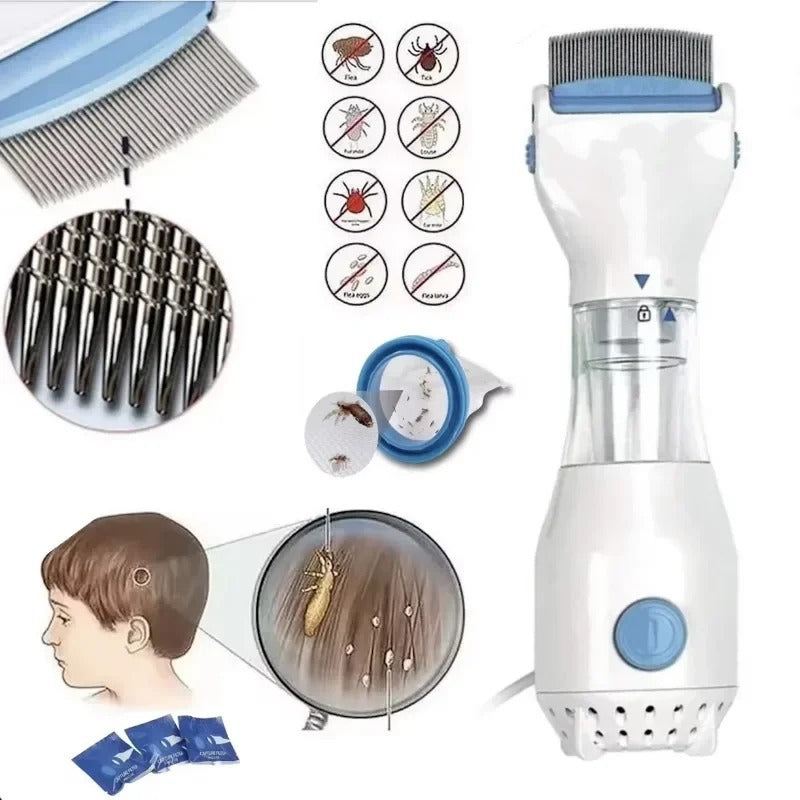 3-in-1 Electric Pet Brush Multifunctional Flea and Lice Removal Comb for Cats and Puppies