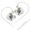 CCA CRA In-Ear Monitor Headphones – Wired IEM Earphones with Ultra-Thin Diaphragm & Deep Bass Sound