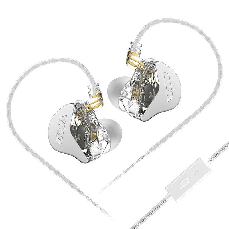 Wired In-Ear HiFi Monitor Earphones – Noise Cancelling Sport & Gaming Headset with Deep Bass