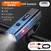 USB Rechargeable Bike Light Set – Front Cycling Headlight & Rear Warning Light