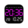 Digital Wall Clock with LED Alarm Clock