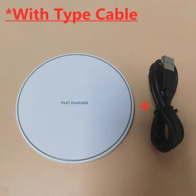 30W Wireless Charger Pad – Fast Induction Charging Dock