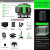 4D Green Laser Level – 16/12 Line Self-Leveling Tool