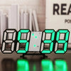 3D LED Alarm Clock with Date & Temperature Display