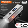 USB Rechargeable Bike Light Set – Front Cycling Headlight & Rear Warning Light