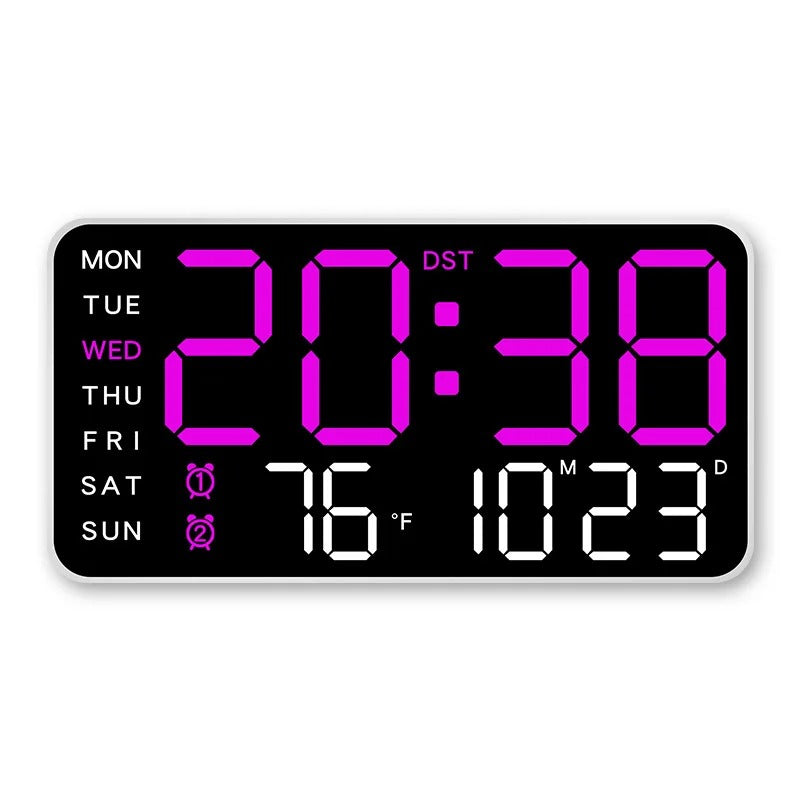 Large Digital Wall Clock