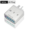 65W Multi USB 6-Port Fast Charging Charger