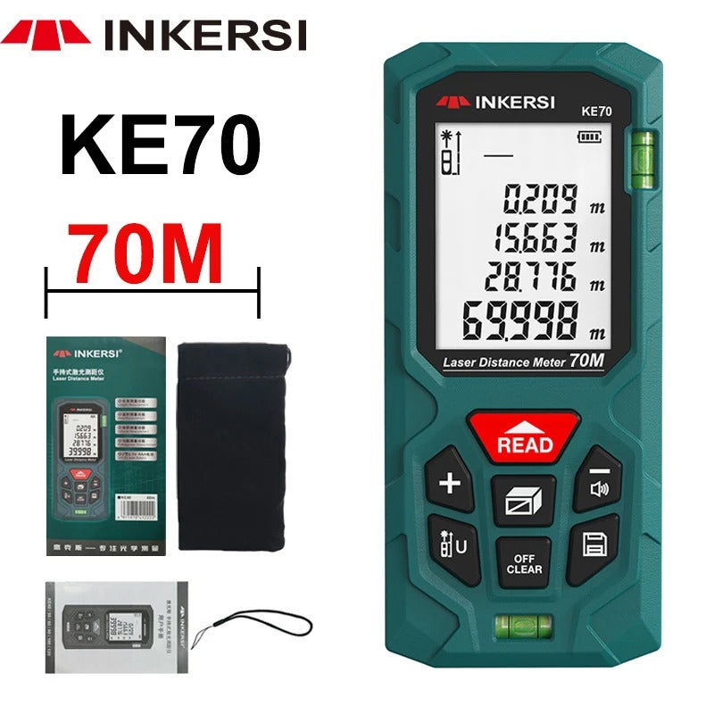 Laser Distance Meter – 40M/70M/120M Digital Rangefinder High Precision