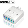 65W Multi USB 6-Port Fast Charging Charger