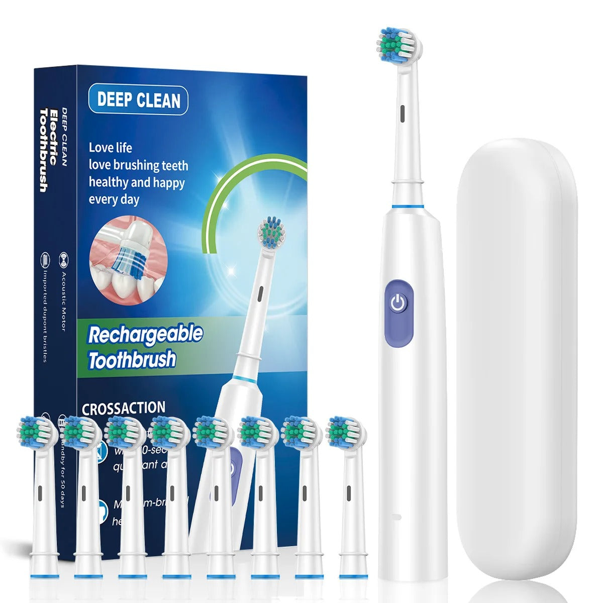Rechargeable Electric Toothbrush – Rotary Electronic Toothbrush