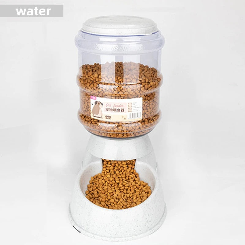 Large Capacity Pet Cat Dog Feeder & Water Dispenser