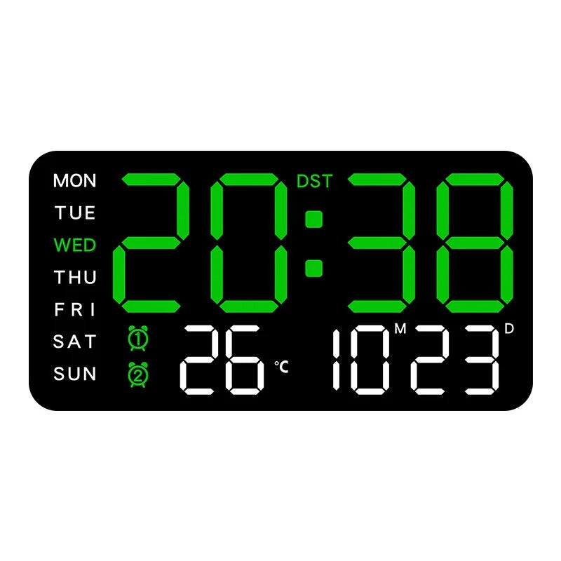 Large Digital Wall Clock