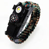 Waterproof Survival Paracord Bracelet with LED Light
