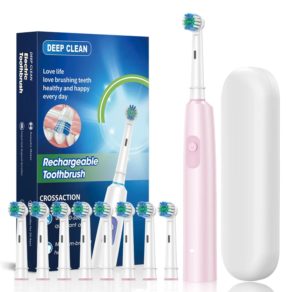 Rechargeable Electric Toothbrush – Rotary Electronic Toothbrush
