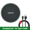 30W Wireless Charger Pad – Fast Induction Charging Dock