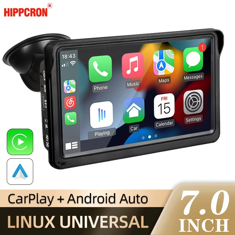 7-Inch Portable Car Radio – Wireless Car Player