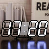 3D LED Alarm Clock with Date & Temperature Display
