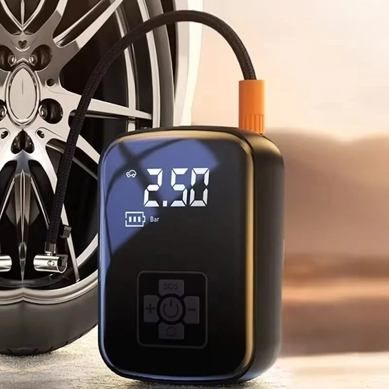 Wireless & Wired Car Tire Inflator – Electric Air Compressor