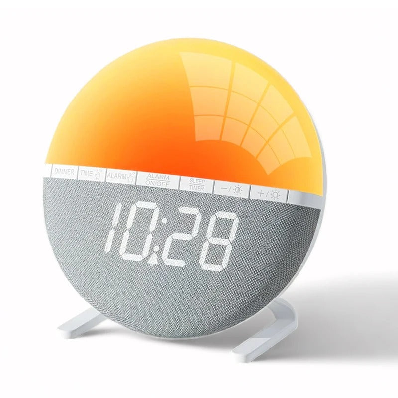 Sunrise Wake Up Light Alarm Clock with Natural Sounds & Colors