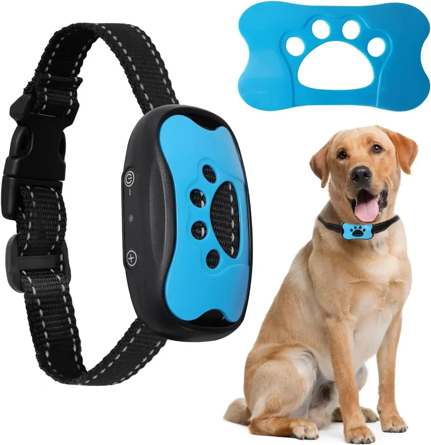 Pet Dog Anti-Barking Device USB Rechargeable Training Collar (harmless)