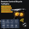 Remote Control Bicycle Taillight – USB Rechargeable LED Turn Signal & Brake Warning Light
