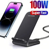 100W Wireless Charger Stand Pad – Fast Induction Charging Dock