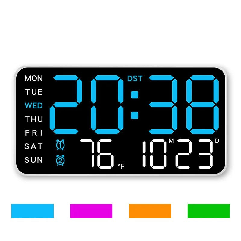 Large Digital Wall Clock