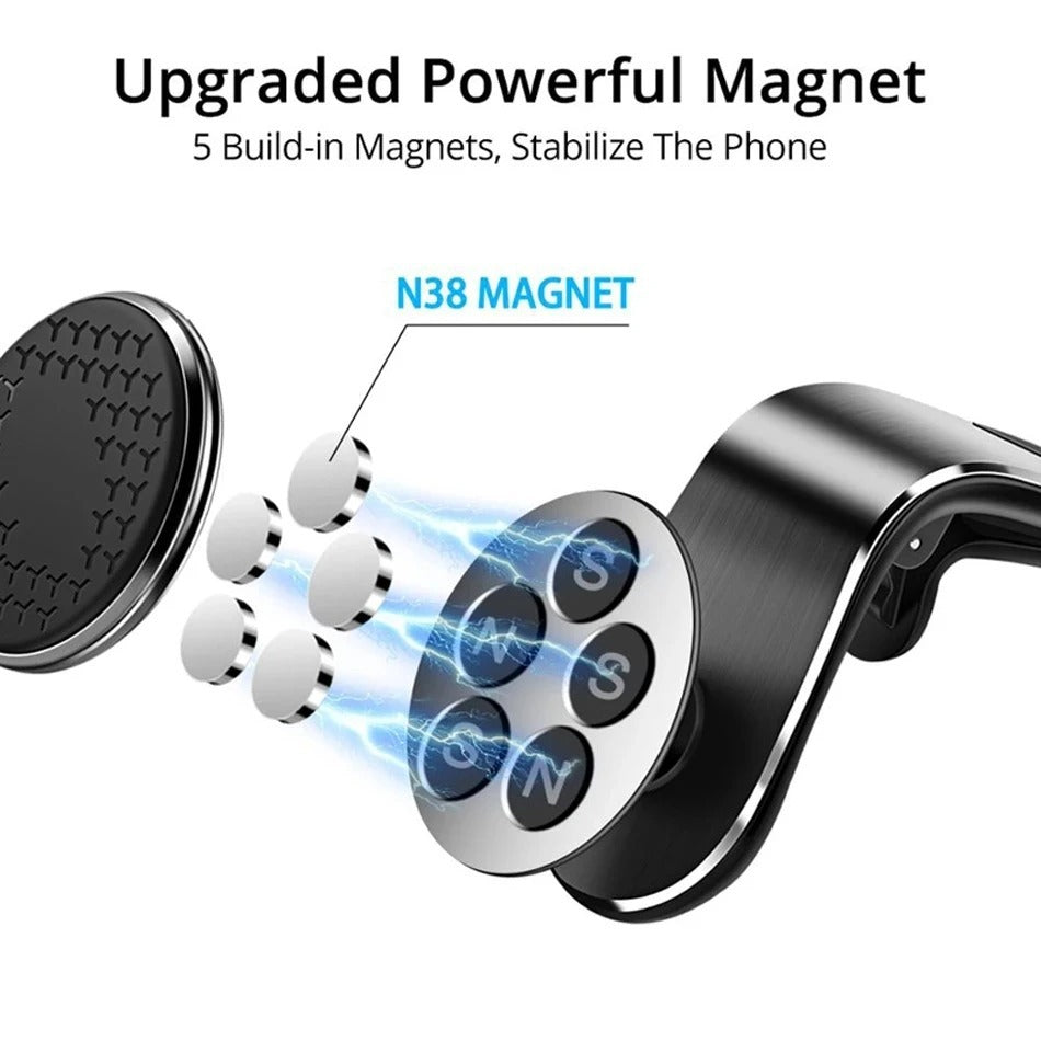 Magnetic Car Phone Holder Air Vent Mount for Smartphones