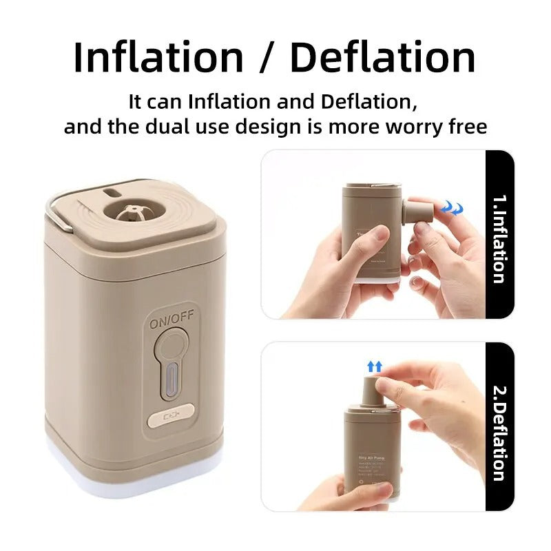 Portable Wireless Electric Air Pump - Inflator/Deflator