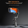 3-Axis Handheld Gimbal Stabilizer with Fill Light - Smartphone Gimbal for iPhone & Android with Face Tracking for TikTok and Vlogs