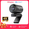 4K Streaming Webcam – 1080P 60FPS USB Camera with Autofocus & Dual Mics