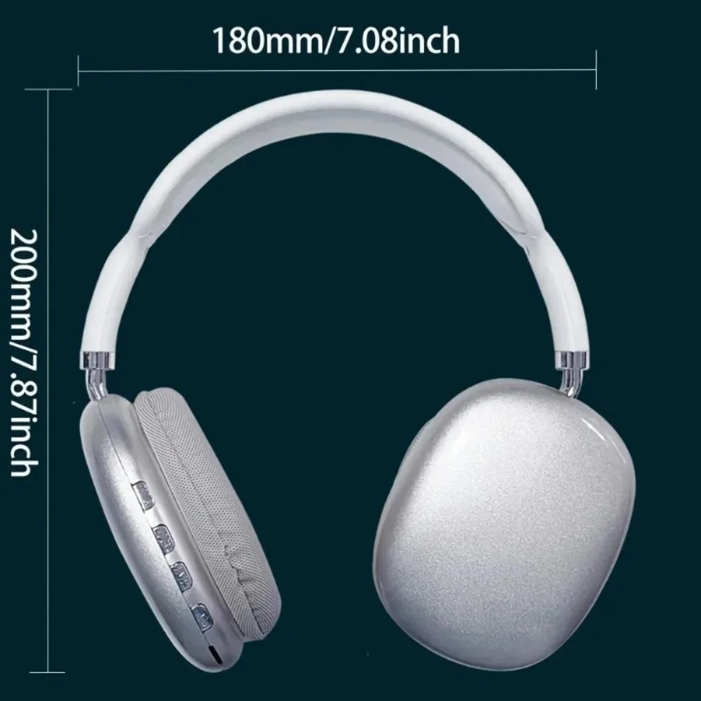 New P9 Wireless Bluetooth Headphones – Noise Cancelling Over-Ear Headset with Mic