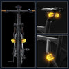 Remote Control Bicycle Taillight – USB Rechargeable LED Turn Signal & Brake Warning Light